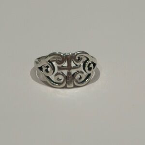 James Avery Scroll Cross Ring